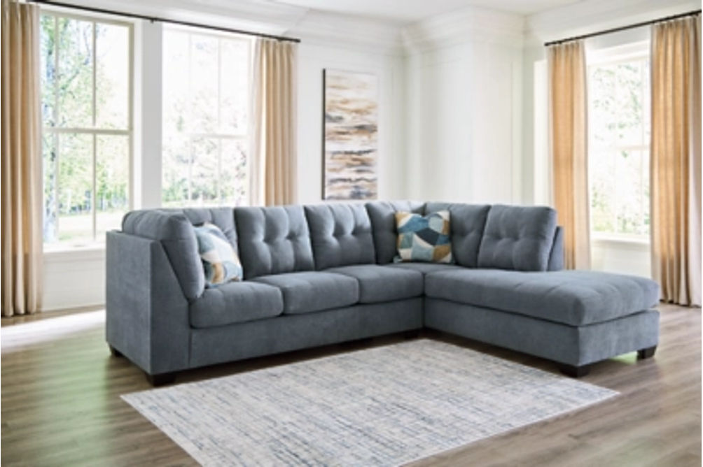 Signature Design by Ashley Croley 2-Piece Sectional-Denim