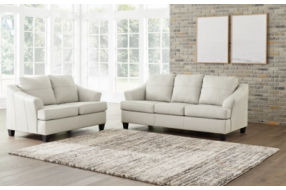 Signature Design by Ashley Genoa Sofa and Loveseat-Coconut