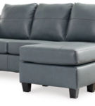 Signature Design by Ashley Genoa Chaise Sofa and Oversized Chair-Steel