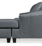 Signature Design by Ashley Genoa Chaise Sofa and Oversized Chair-Steel