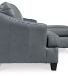 Signature Design by Ashley Genoa Chaise Sofa and Oversized Chair-Steel