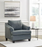 Signature Design by Ashley Genoa Oversized Chair-Steel