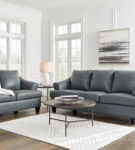 Signature Design by Ashley Genoa Sofa and Loveseat-Steel