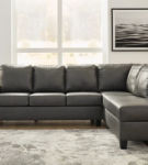 Signature Design by Ashley Valderno 2-Piece Sectional with Chaise-Fog