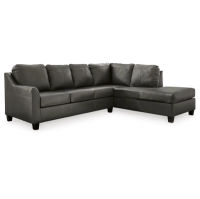 Signature Design by Ashley Valderno 2-Piece Sectional with Chaise-Fog