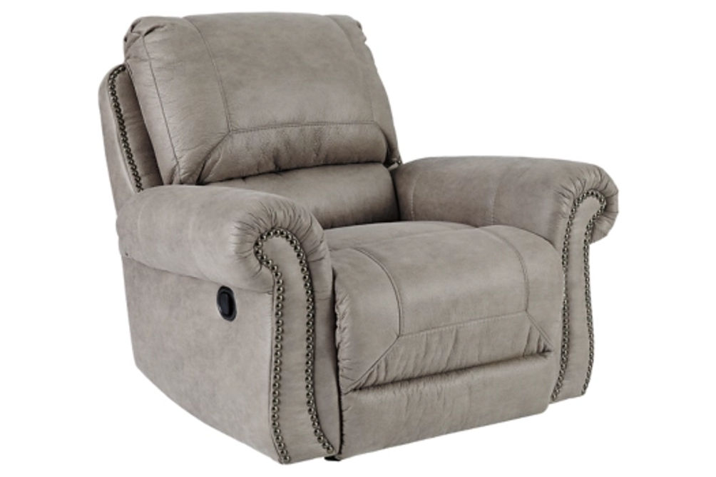 Signature Design by Ashley Olsberg Sofa, Loveseat and Recliner-Steel