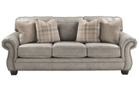 Signature Design by Ashley Olsberg Sofa, Loveseat and Recliner-Steel