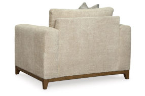 Signature Design by Ashley Parklynn Oversized Chair and Ottoman-Desert