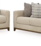 Signature Design by Ashley Parklynn Sofa and Loveseat-Desert