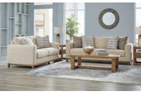 Signature Design by Ashley Parklynn Sofa and Loveseat-Desert