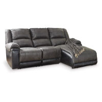 Signature Design by Ashley Nantahala 3-Piece Reclining Sectional with Chaise