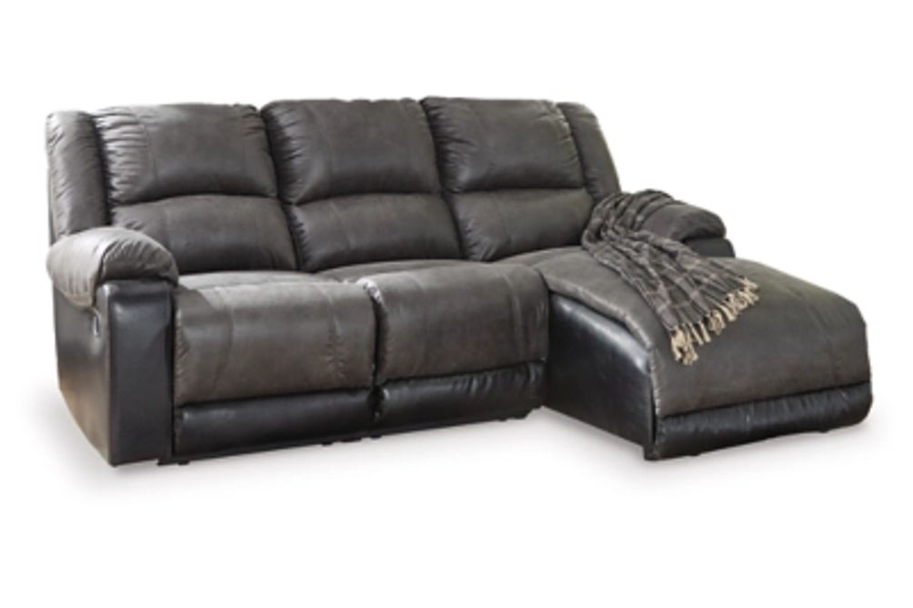 Signature Design by Ashley Nantahala 3-Piece Reclining Sectional with Chaise