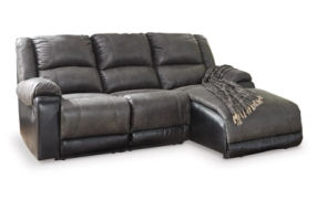 Signature Design by Ashley Nantahala 3-Piece Reclining Sectional with Chaise