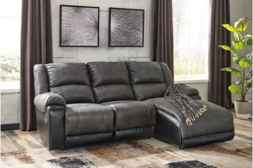 Signature Design by Ashley Nantahala 3-Piece Reclining Sectional with Chaise