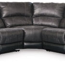 Signature Design by Ashley Nantahala 5-Piece Reclining Sectional-Slate