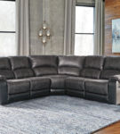 Signature Design by Ashley Nantahala 5-Piece Reclining Sectional-Slate