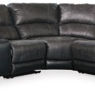 Signature Design by Ashley Nantahala 6-Piece Reclining Sectional-Slate