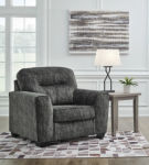 Signature Design by Ashley Lonoke Sofa, Loveseat, Oversized Chair and Ottoman