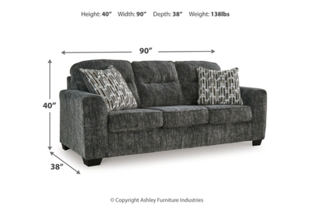 Signature Design by Ashley Lonoke Sofa, Loveseat, Oversized Chair and Ottoman