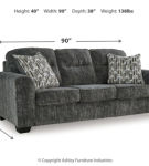 Signature Design by Ashley Lonoke Sofa, Loveseat, Oversized Chair and Ottoman