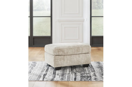 Signature Design by Ashley Lonoke Oversized Chair and Ottoman-Parchment