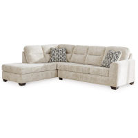 Signature Design by Ashley Lonoke 2-Piece Sectional with Chaise-Parchment