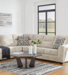 Signature Design by Ashley Lonoke 2-Piece Sectional with Chaise-Parchment