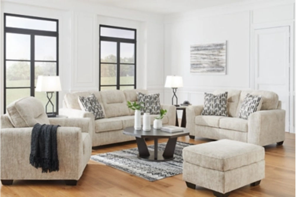 Signature Design by Ashley Lonoke Sofa, Loveseat, Oversized Chair and Ottoman