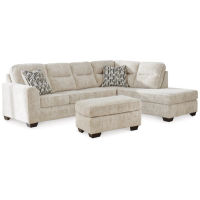 Signature Design by Ashley Lonoke 2-Piece Sectional with Chaise and Ottoman