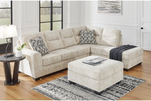 Signature Design by Ashley Lonoke 2-Piece Sectional with Chaise and Ottoman