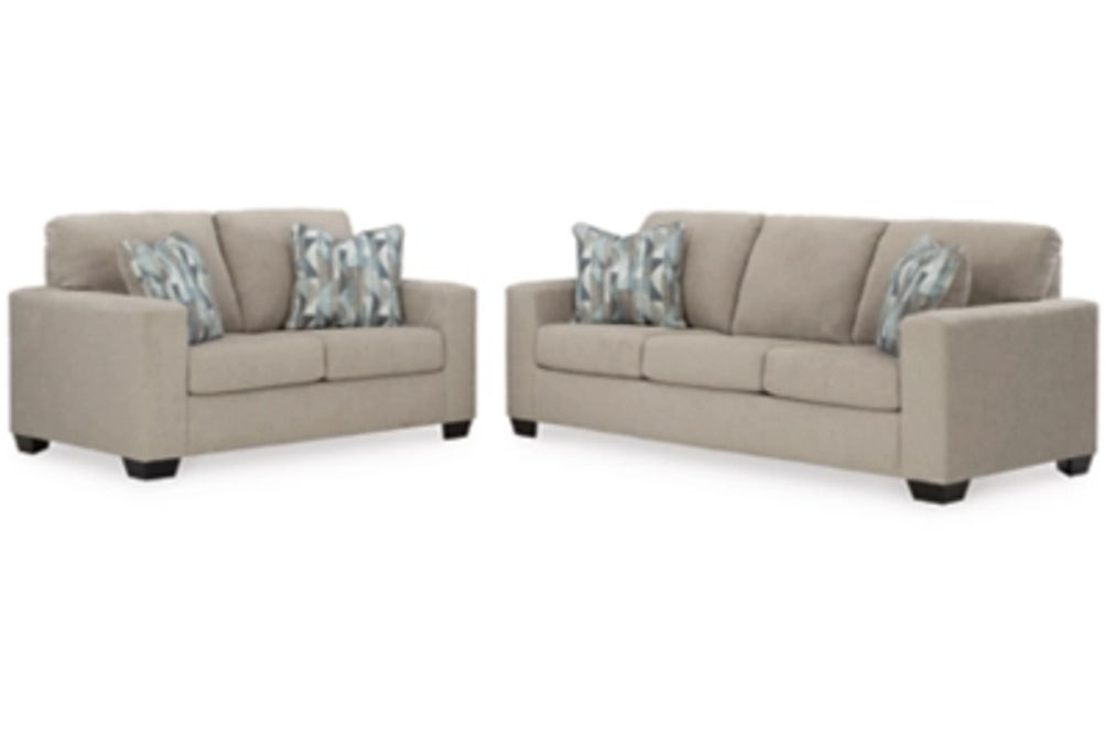 Signature Design by Ashley Deltona Sofa and Loveseat-Parchment