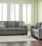 Signature Design by Ashley Deltona Sofa and Loveseat-Graphite