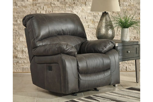 Signature Design by Ashley Dunwell Power Recliner-Steel