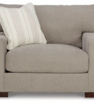 Signature Design by Ashley Maggie Oversized Chair and Ottoman-Flax