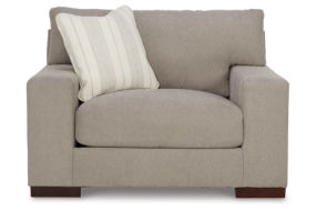 Signature Design by Ashley Maggie Oversized Chair-Flax