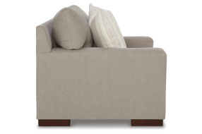 Signature Design by Ashley Maggie Oversized Chair and Ottoman-Flax