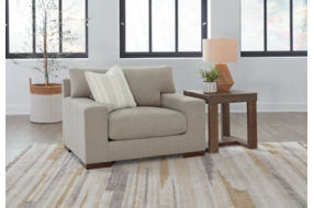 Signature Design by Ashley Maggie Oversized Chair-Flax