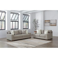 Signature Design by Ashley Maggie Sofa and Loveseat-Flax