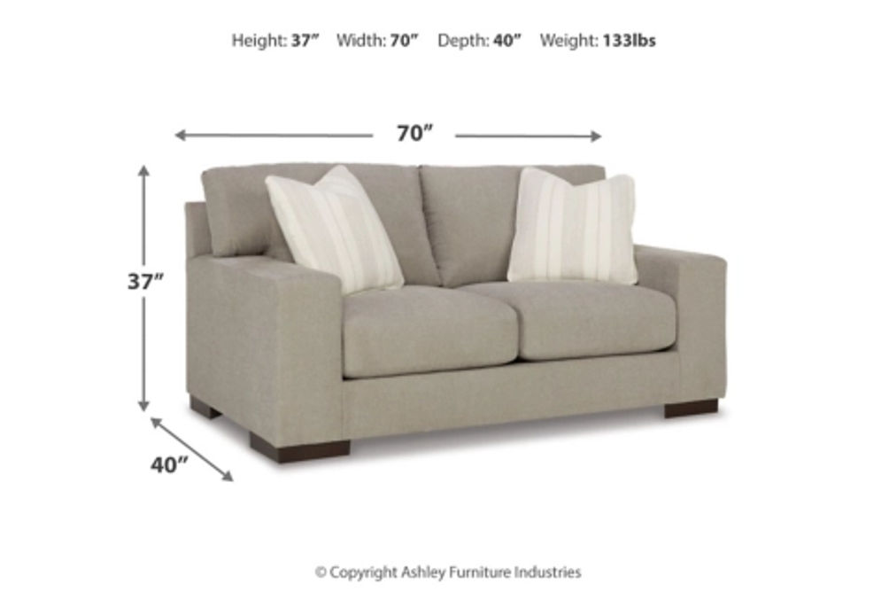 Signature Design by Ashley Maggie Sofa and Loveseat-Flax