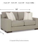 Signature Design by Ashley Maggie Sofa and Loveseat-Flax