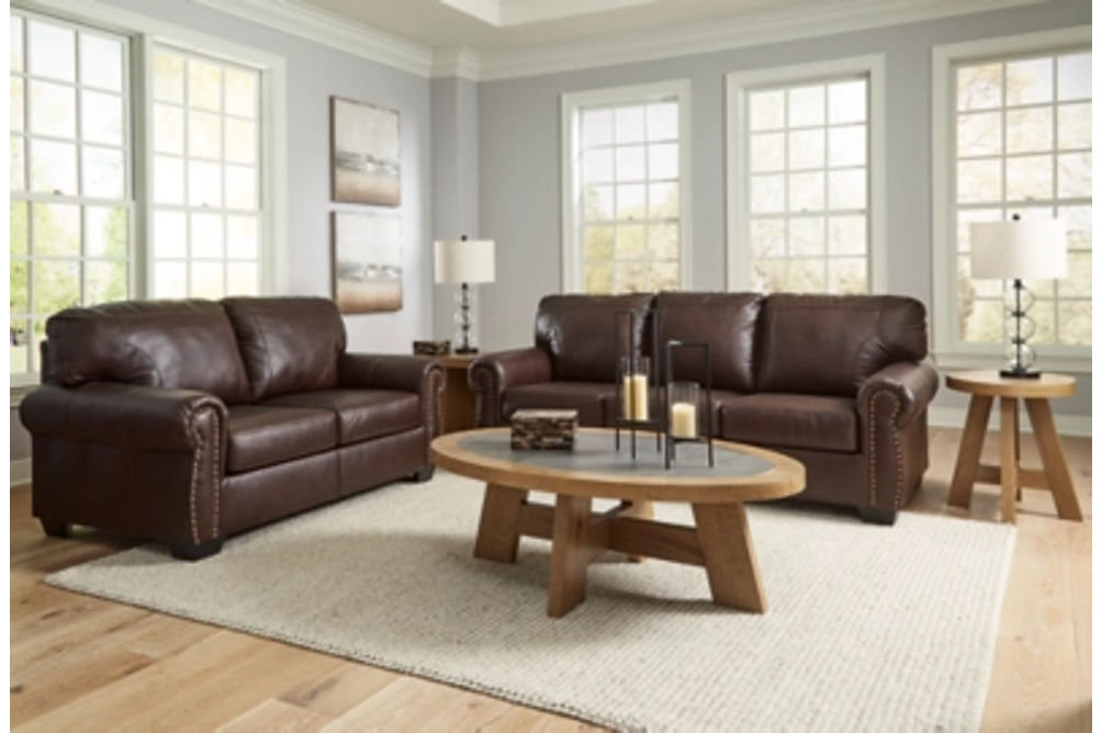 Signature Design by Ashley Colleton Sofa and Loveseat-Dark Brown