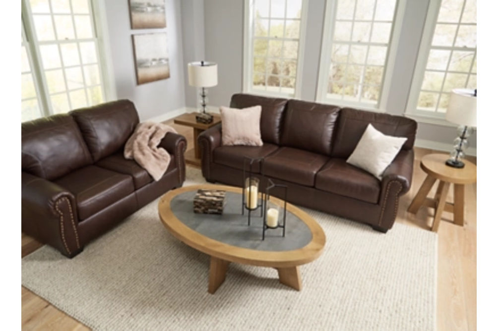 Signature Design by Ashley Colleton Sofa and Loveseat-Dark Brown