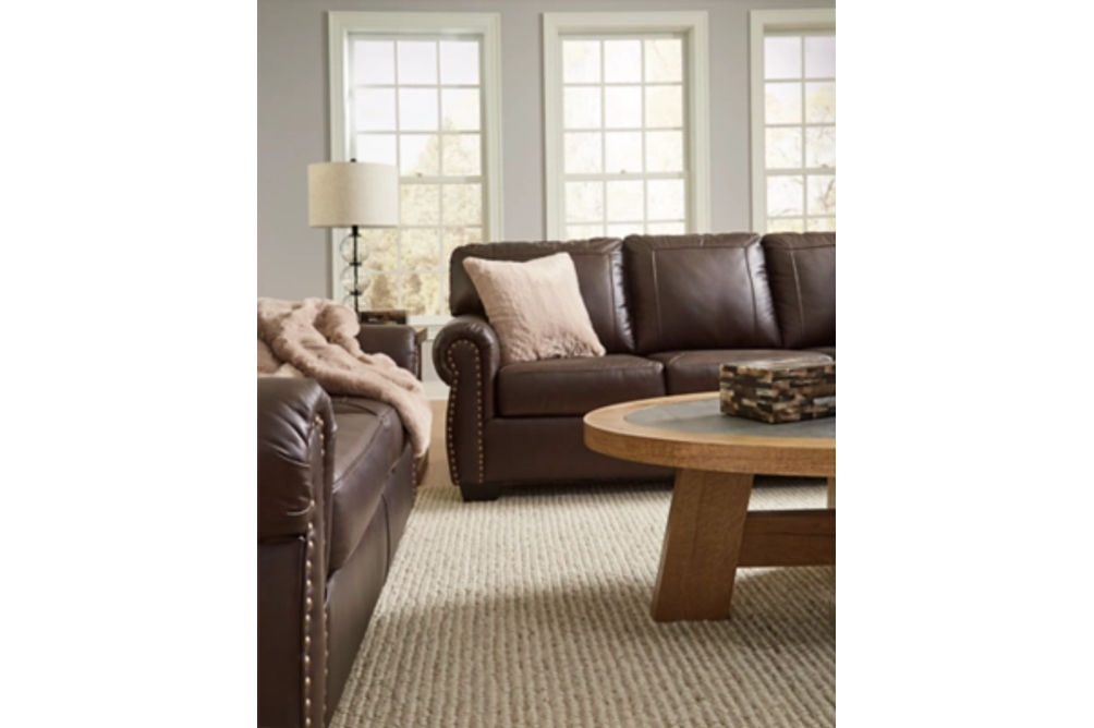 Signature Design by Ashley Colleton Sofa and Loveseat-Dark Brown