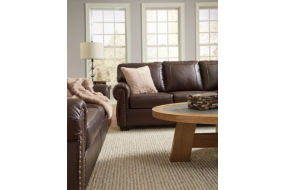 Signature Design by Ashley Colleton Sofa and Loveseat-Dark Brown