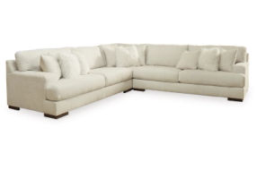 Signature Design by Ashley Zada 3-Piece Sectional-Ivory