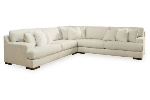 Signature Design by Ashley Zada 3-Piece Sectional-Ivory