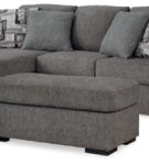 Signature Design by Ashley Gardiner Sofa Chaise and Ottoman-Pewter