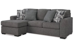 Signature Design by Ashley Gardiner Sofa Chaise and Ottoman-Pewter