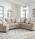 Signature Design by Ashley Brogan Bay 3-Piece Sectional with Cuddler-Cork