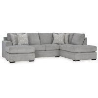 Signature Design by Ashley Casselbury 2-Piece Sectional with Chaise-Cement